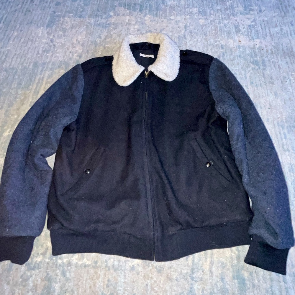 Wallace & Barnes- Wool bomber jacket, size large